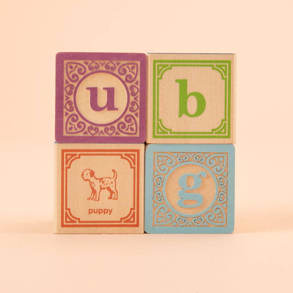 Uncle Goose Classic Lowercase ABC Blocks