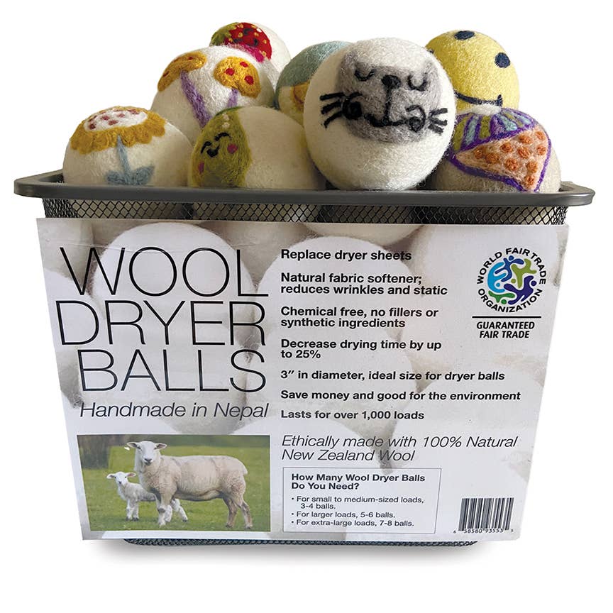 Ladybugs: Eco Wool Dryer Balls Fair Trade