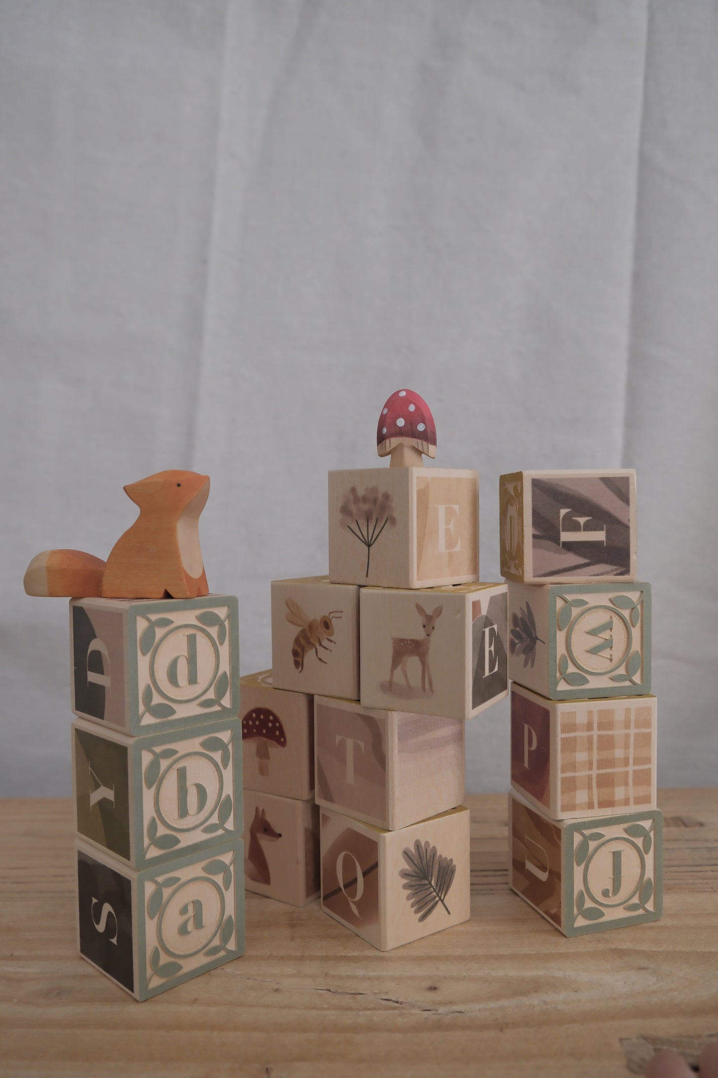 Watercolor Abc Blocks