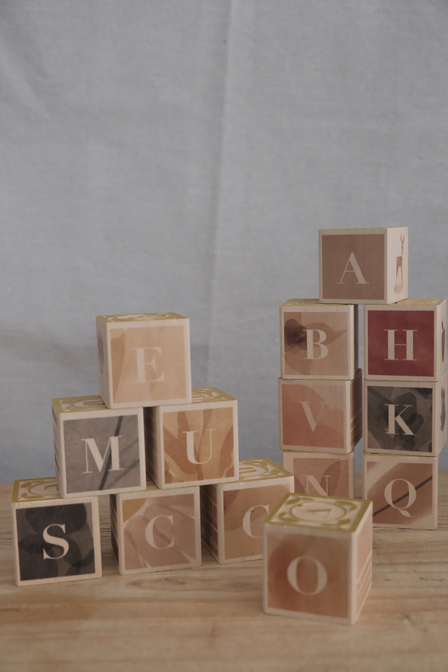 Watercolor Abc Blocks