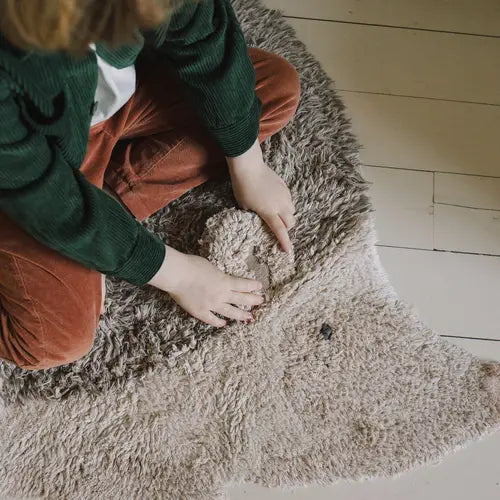 Washable Animal Rug Hedgehog