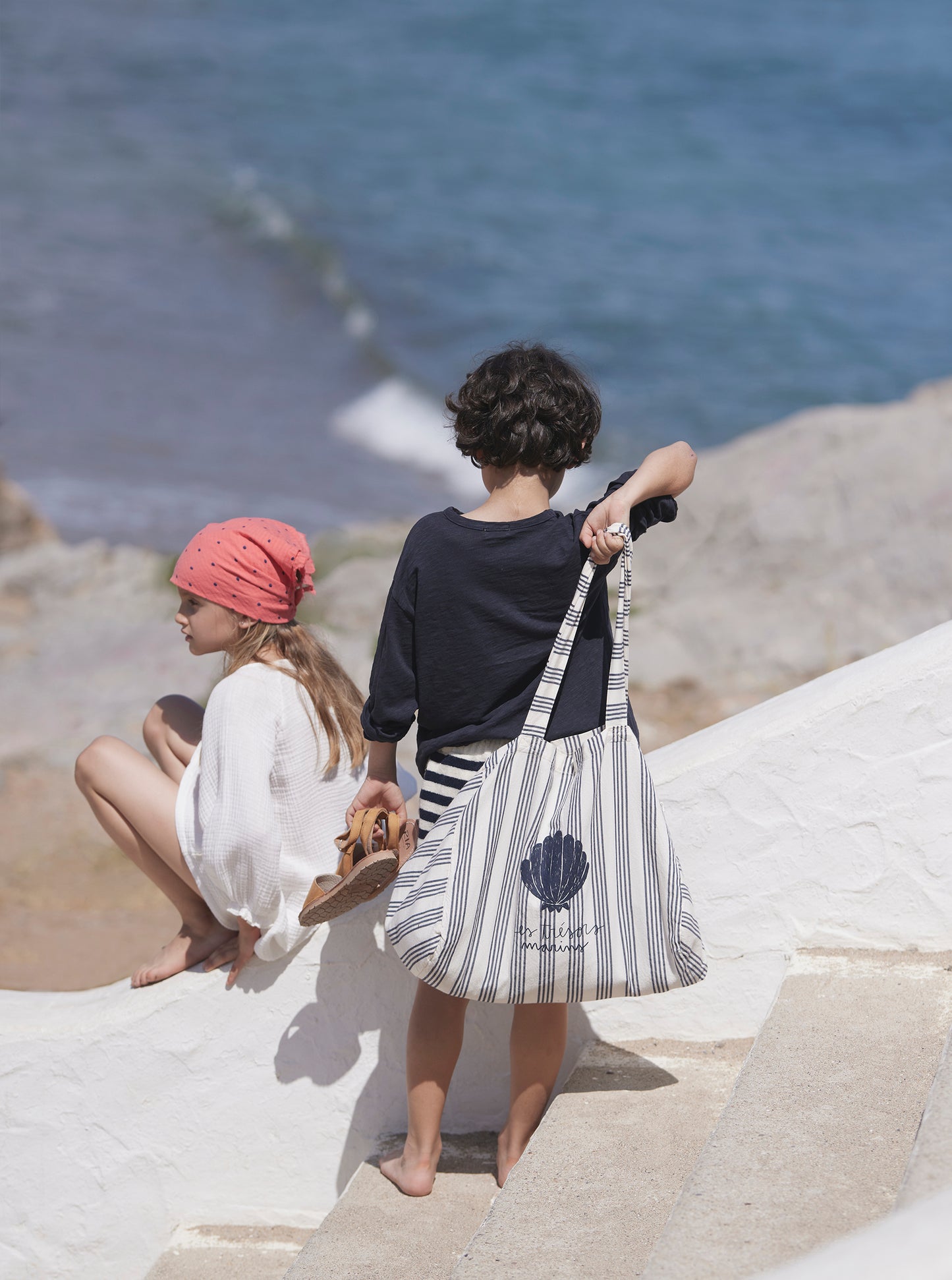 Vintage Strips Tote Bag