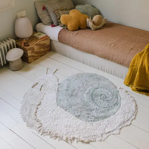 Washable Animal Rug Snail