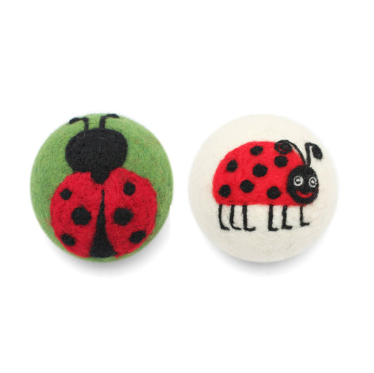 Ladybugs: Eco Wool Dryer Balls Fair Trade