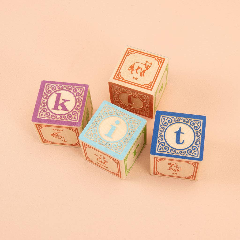 Uncle Goose Classic Lowercase ABC Blocks