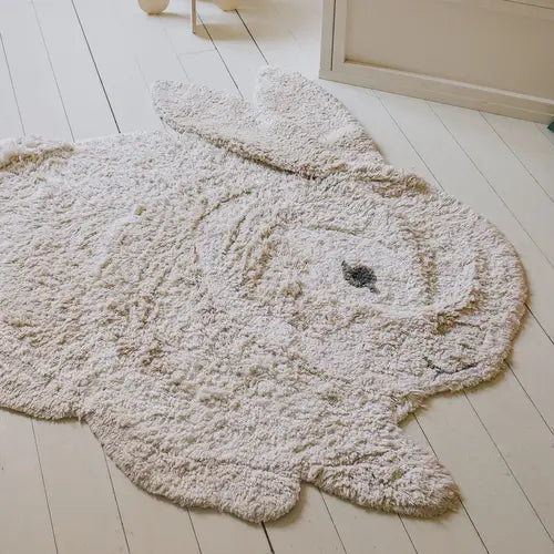 Washable Animal Rug Bunny