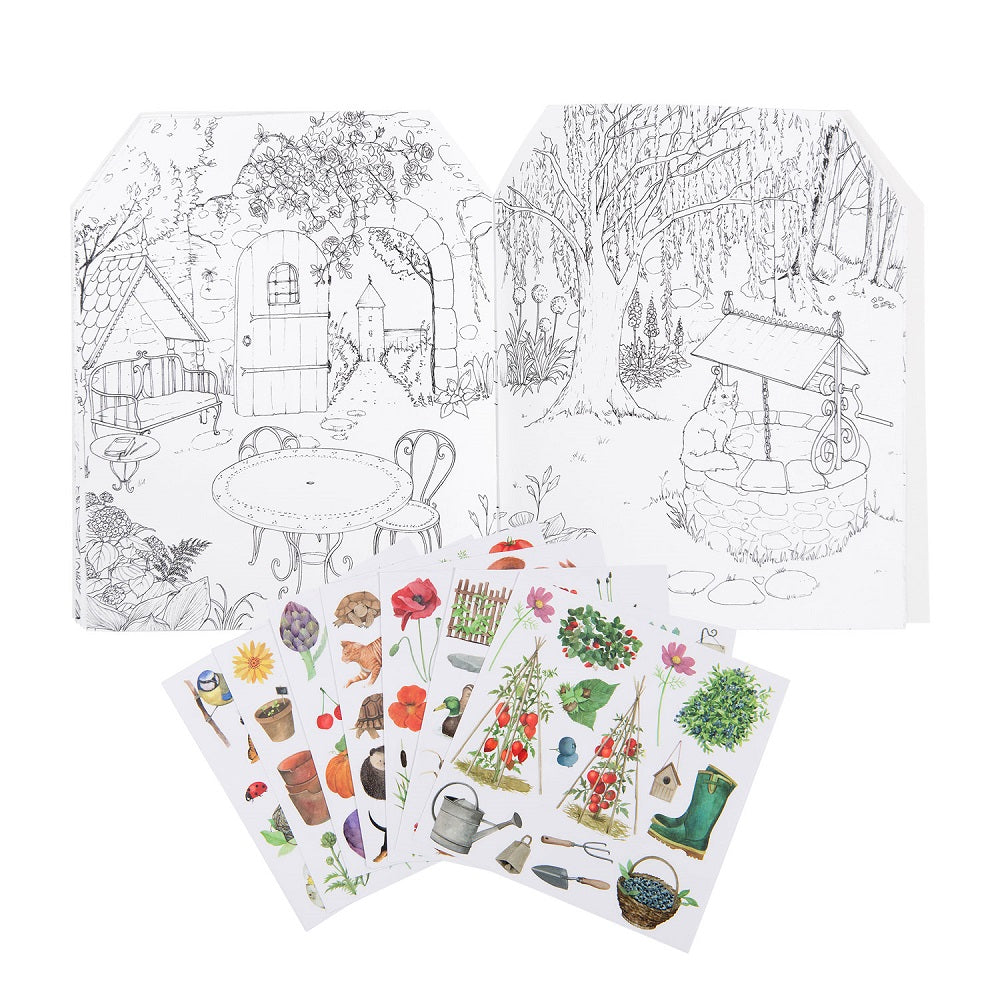 Le Jardinier - Sticker and Colouring Book