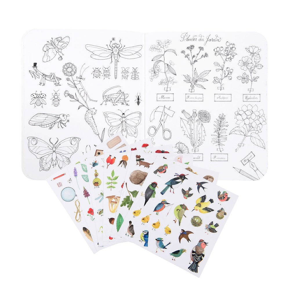 Le Botaniste - Botanist Sticker and Colouring Book