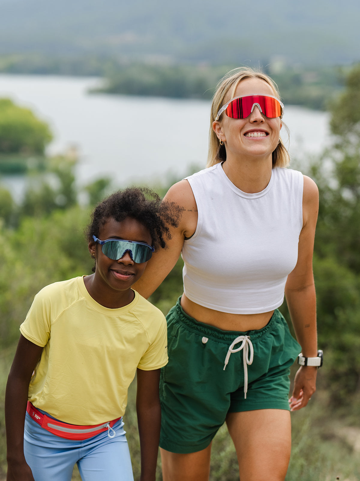 JUNIOR+ Half-Rim Sports Sunglasses （7-12y）