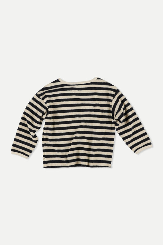 Organic Toweling Strips Sweatshirt