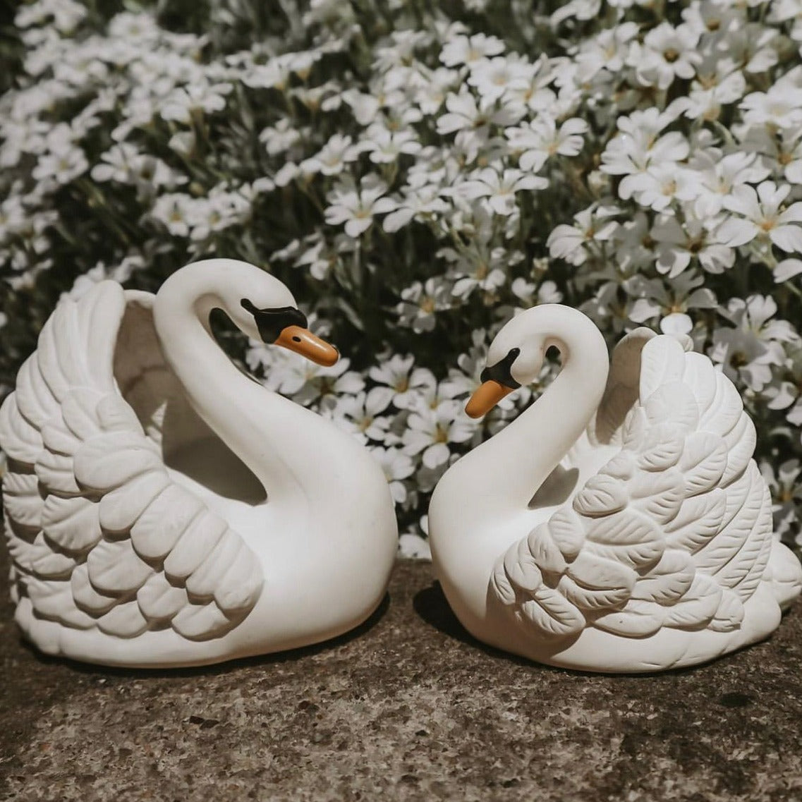 Natural Rubber Bath toy Swan