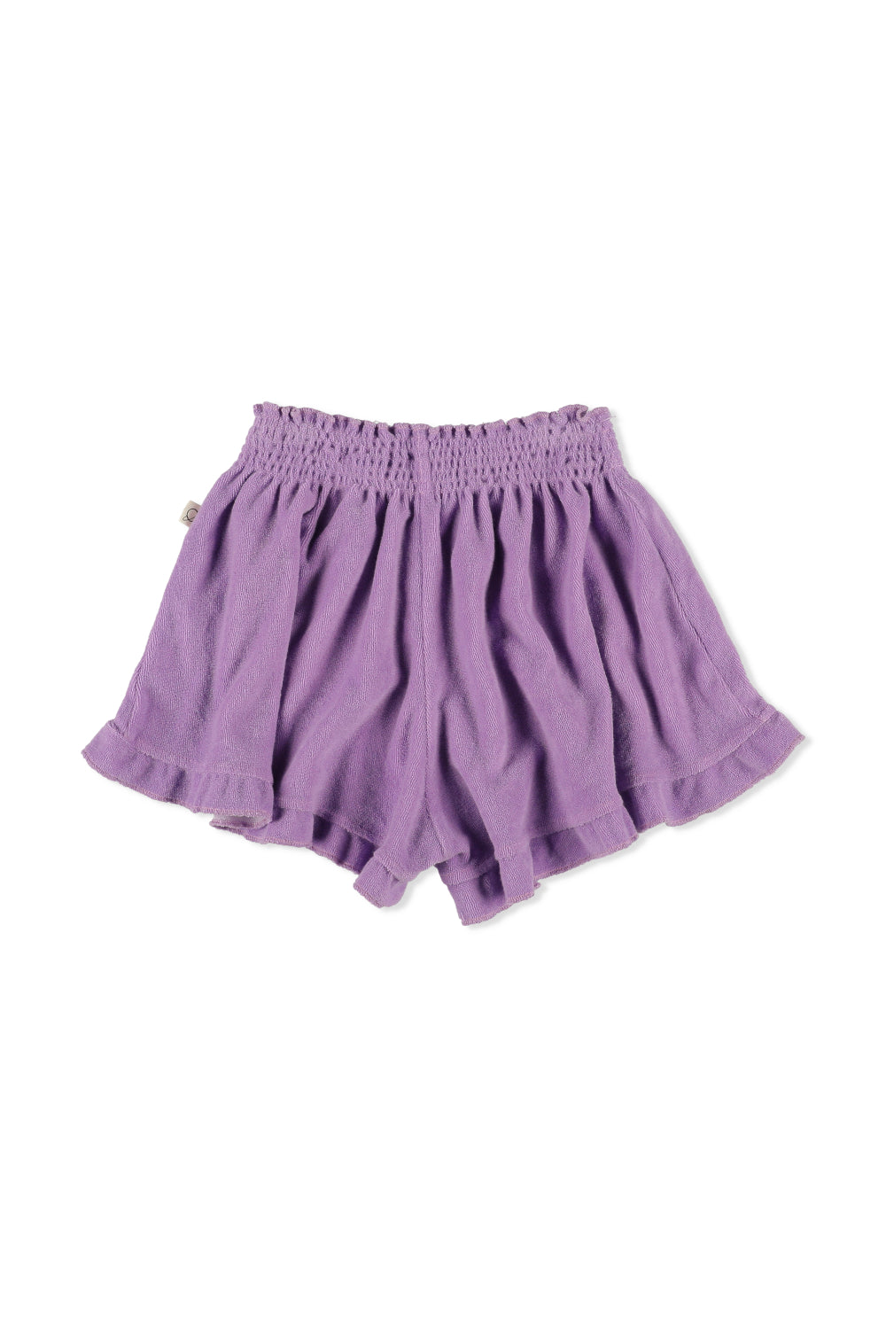 Organic Toweling Ruffle Shorts