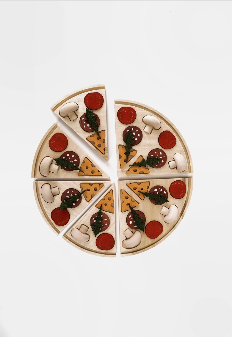 Wooden Pizza Toy