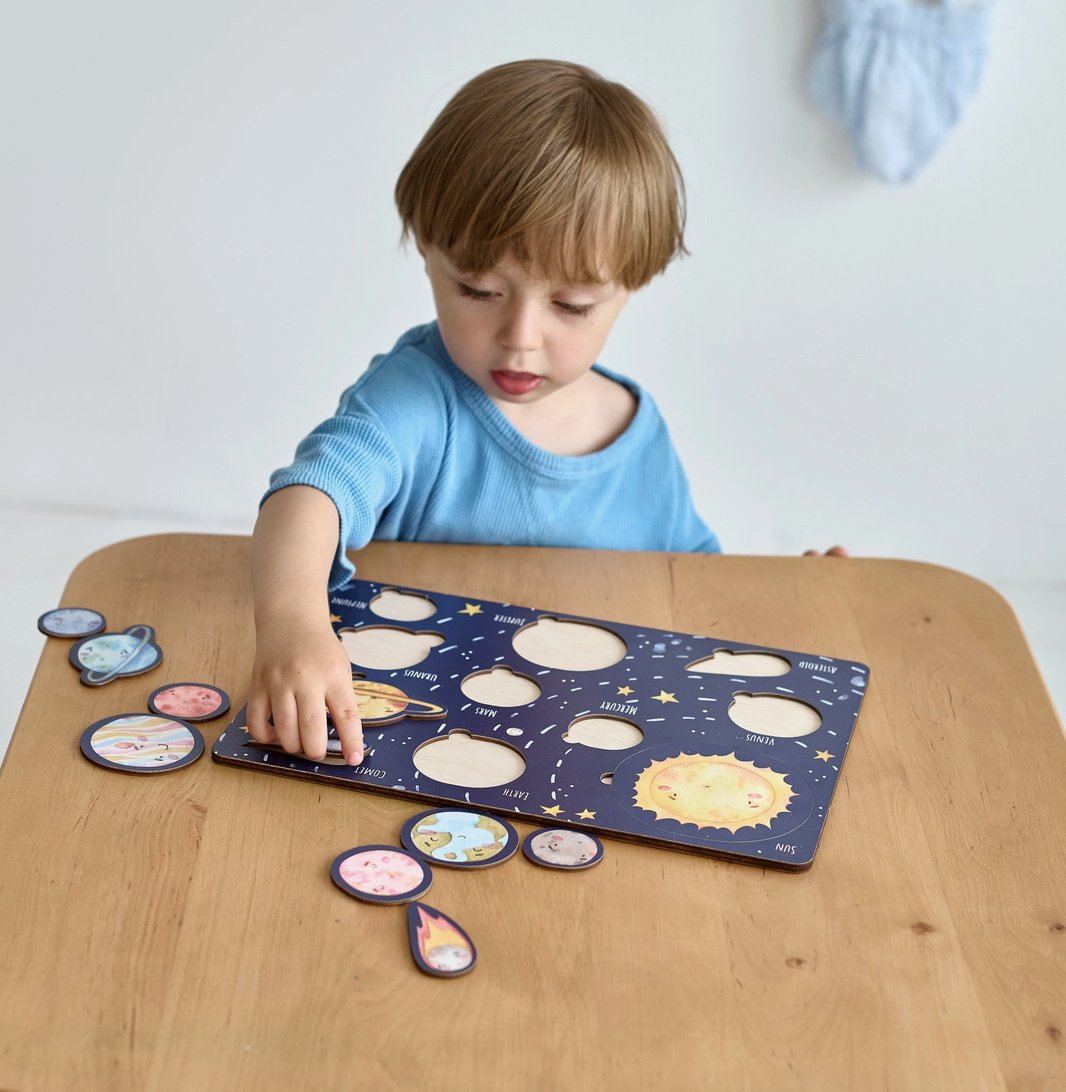 Solar System Wooden Puzzle