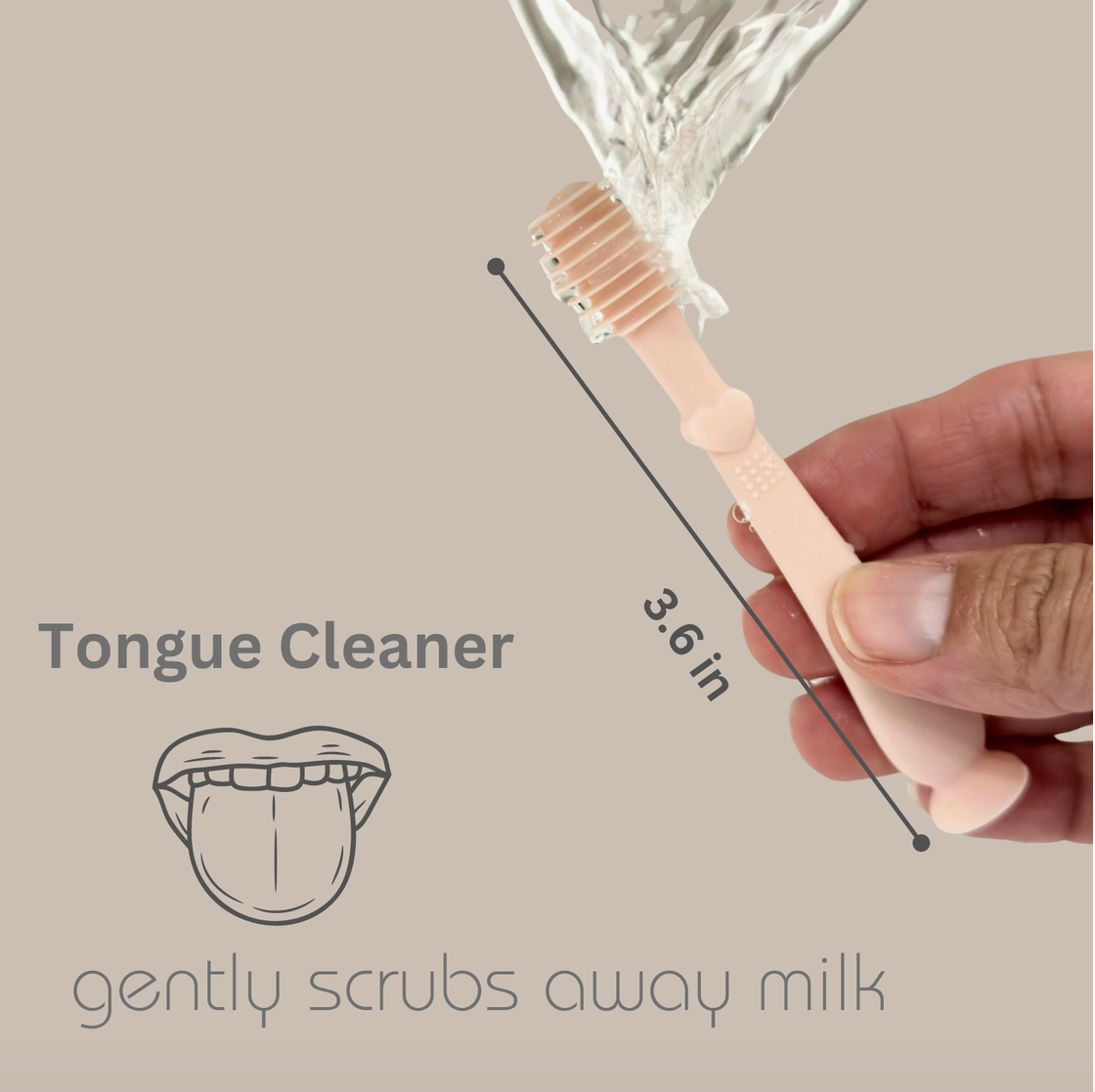 Baby Finger Toothbrush & Tongue Cleaner Oral Set