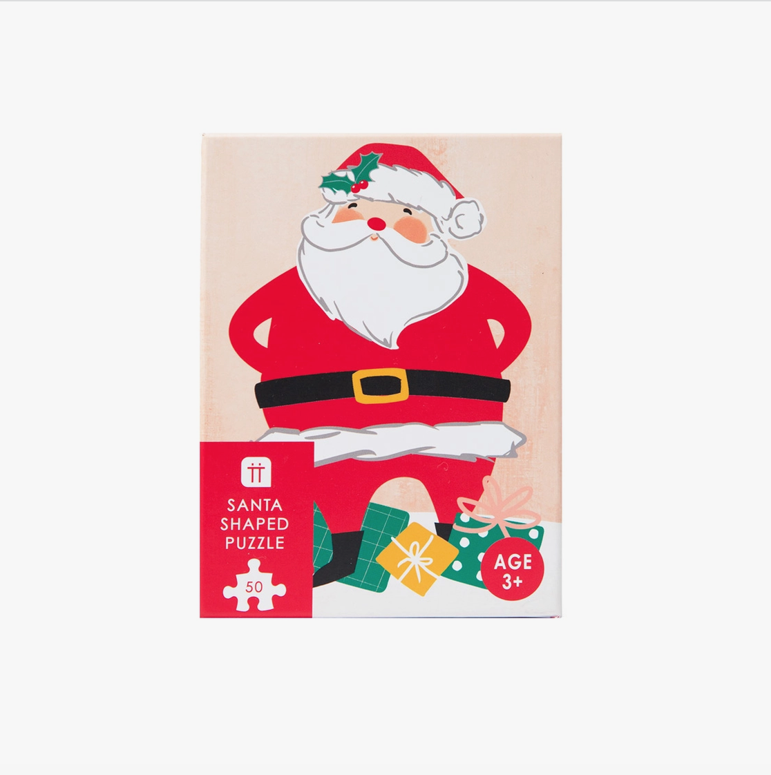 Santa Shaped Christmas Puzzle