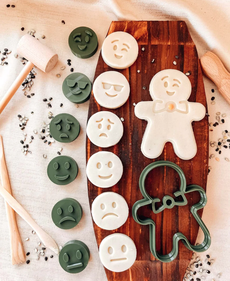 Gingerbread Man Emotion Cutter & Stamps