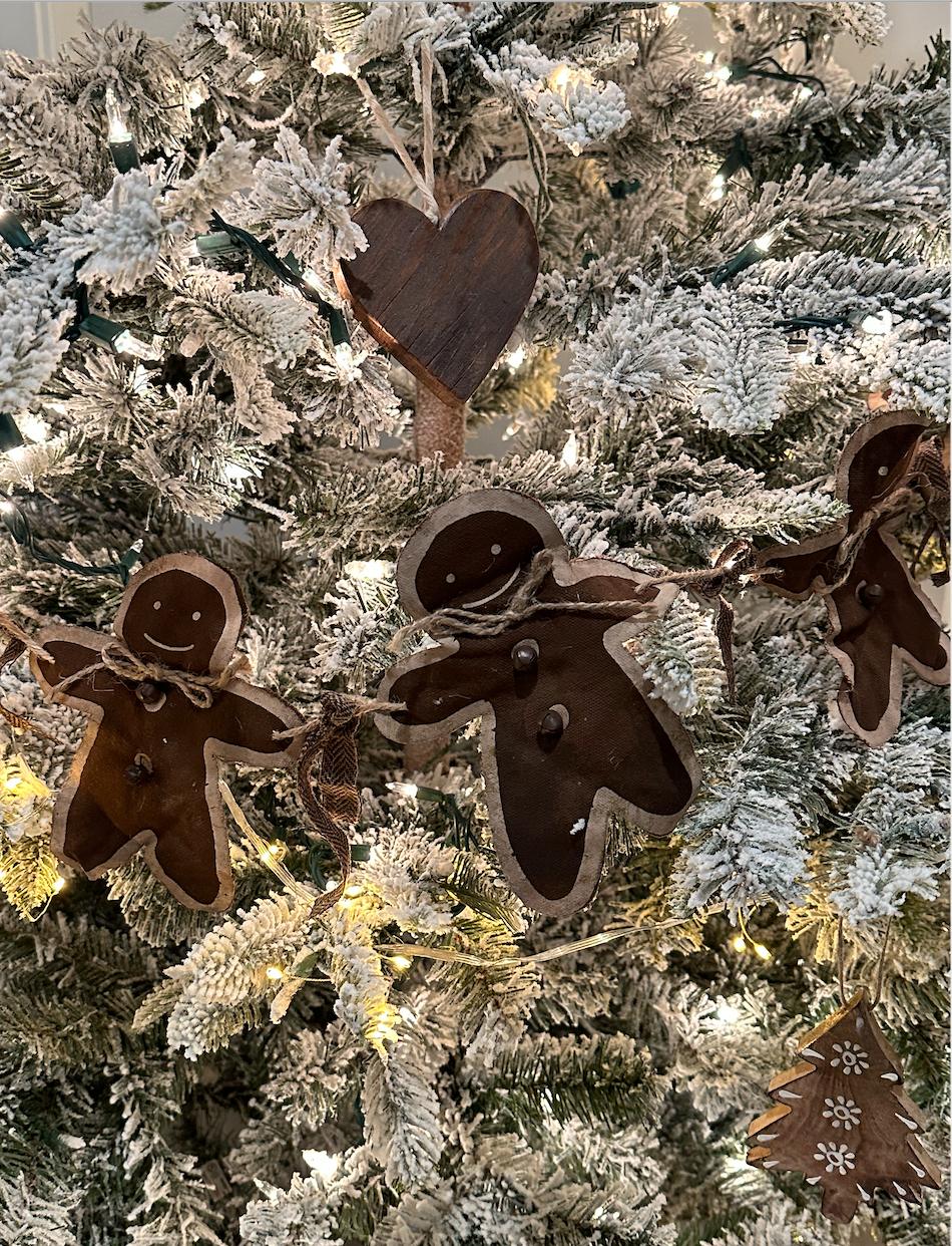 Fabric Gingerbread Garland