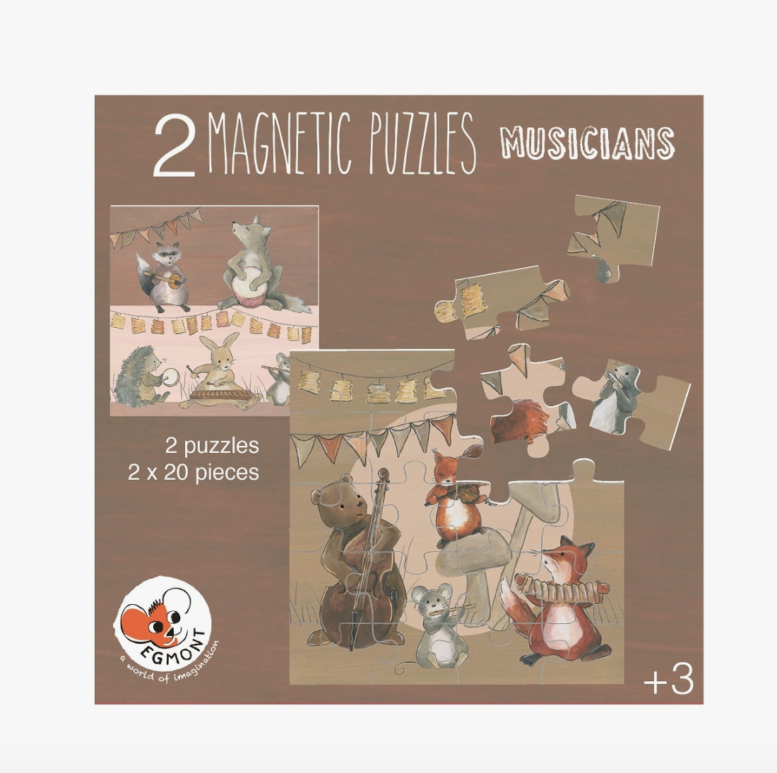 Magnetic Puzzle - Musicians