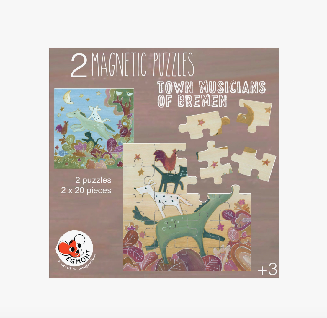 Magnetic Puzzle - Town Musicians of Bremen