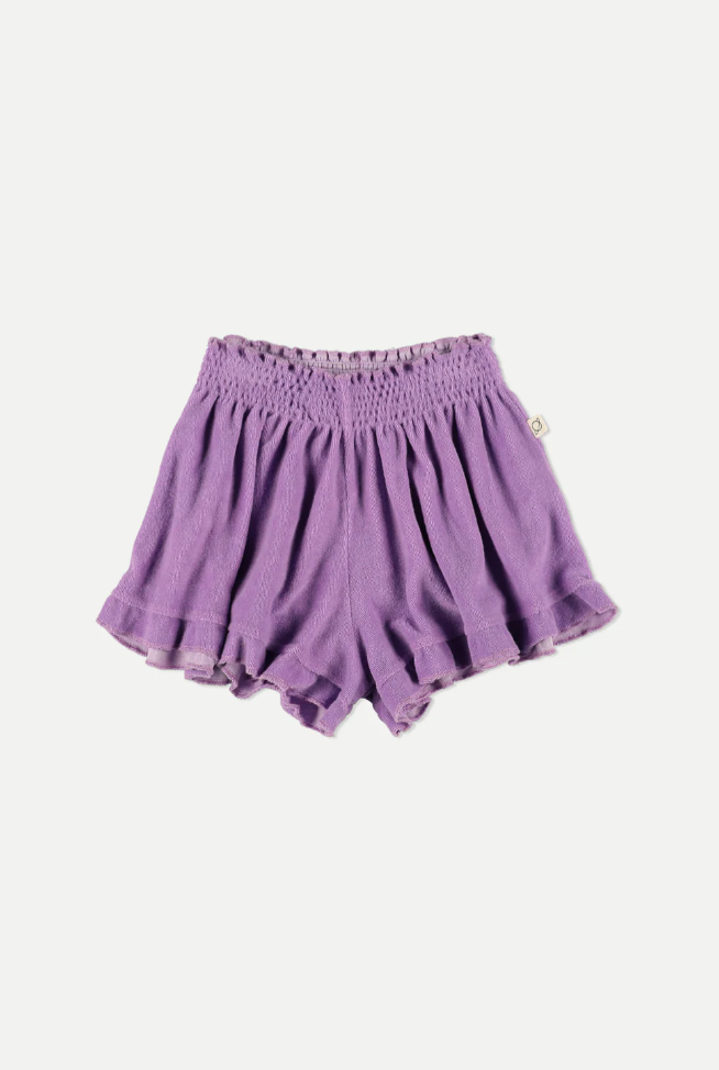 Organic Toweling Ruffle Shorts