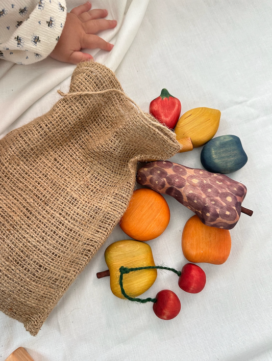 Wood play food - fruit toy