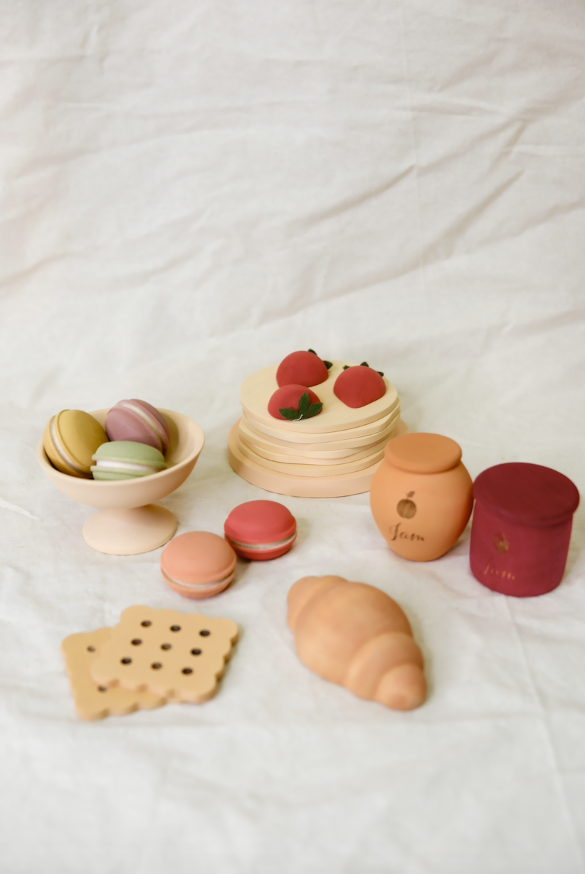 Wooden Play Food Set | Desserts