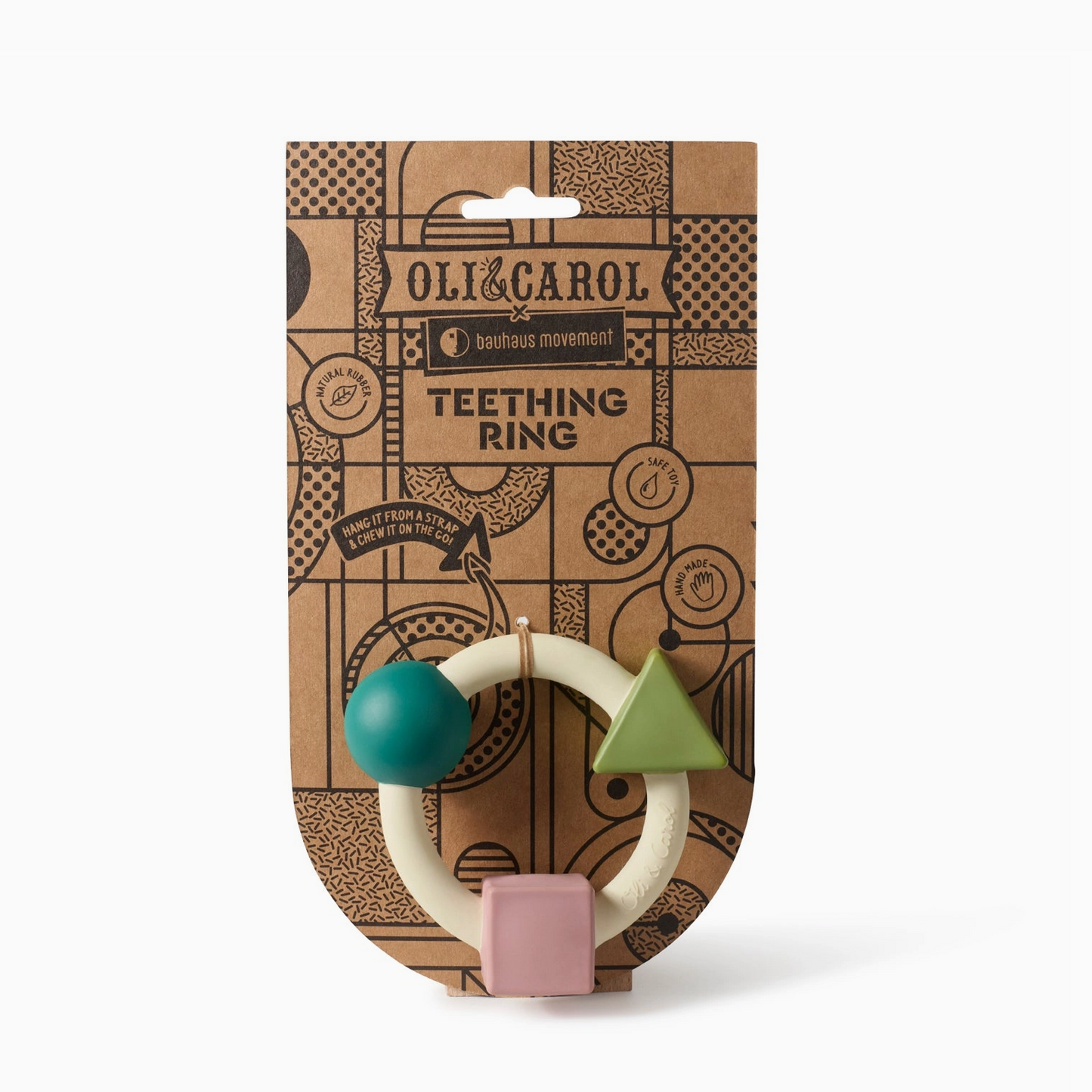 Bauhaus Movement Teething Ring Soft