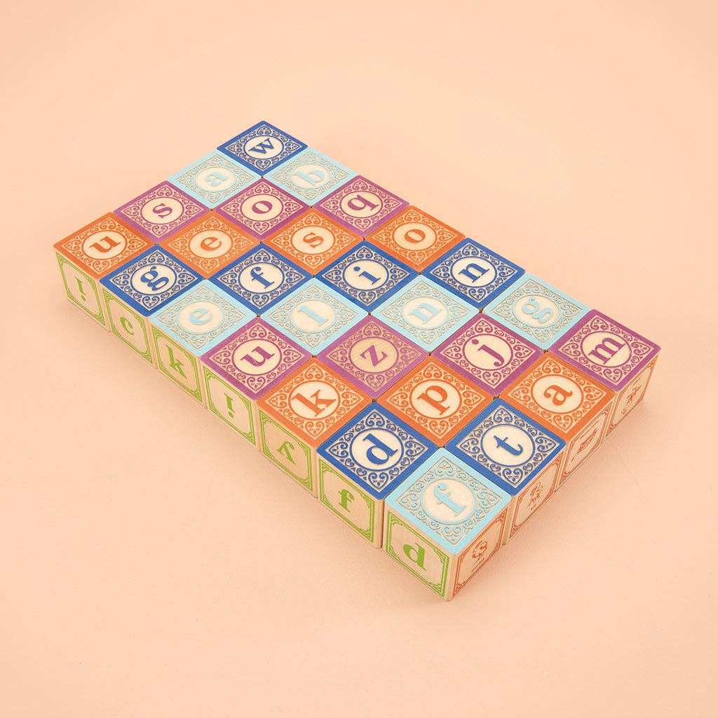 Uncle Goose Classic Lowercase ABC Blocks