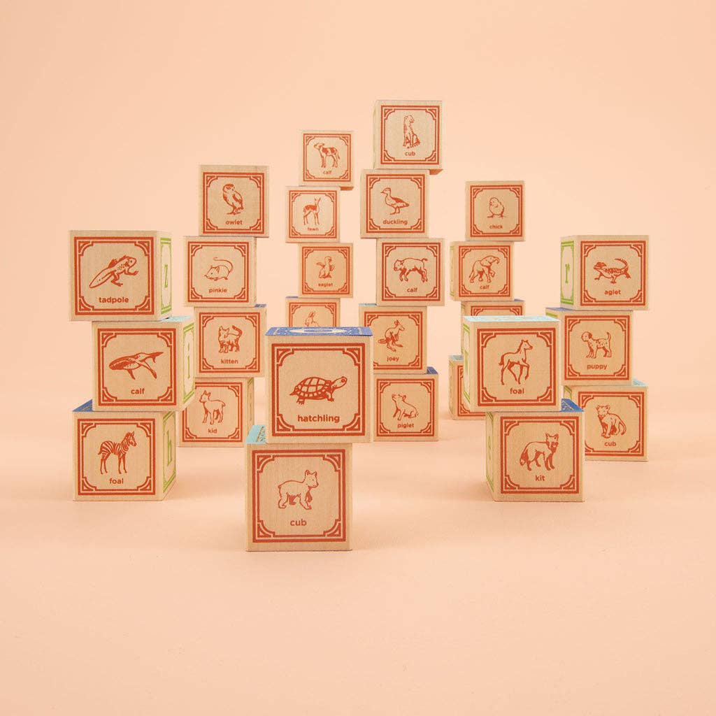 Uncle Goose Classic Lowercase ABC Blocks