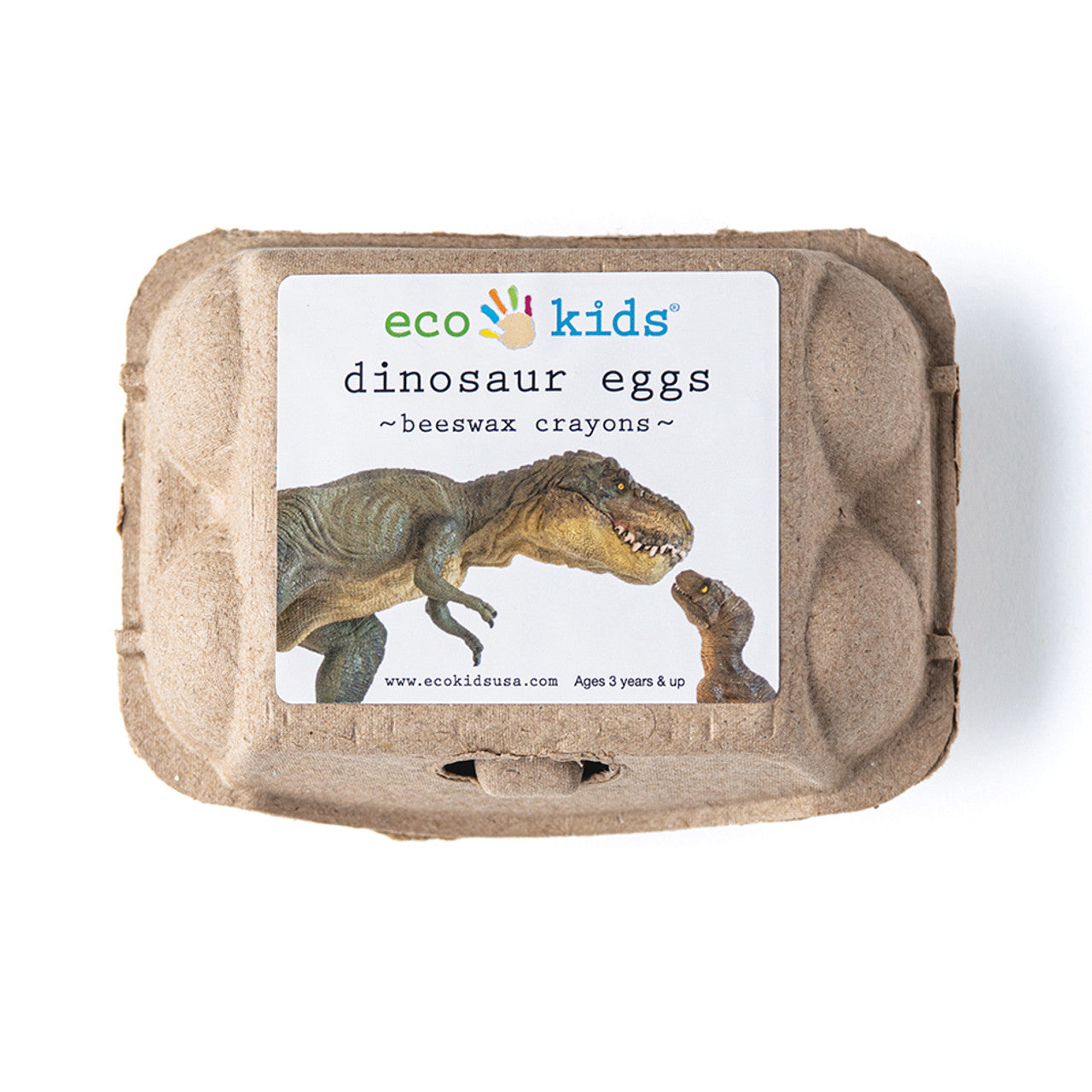 Beeswax crayons- dinosaur egg