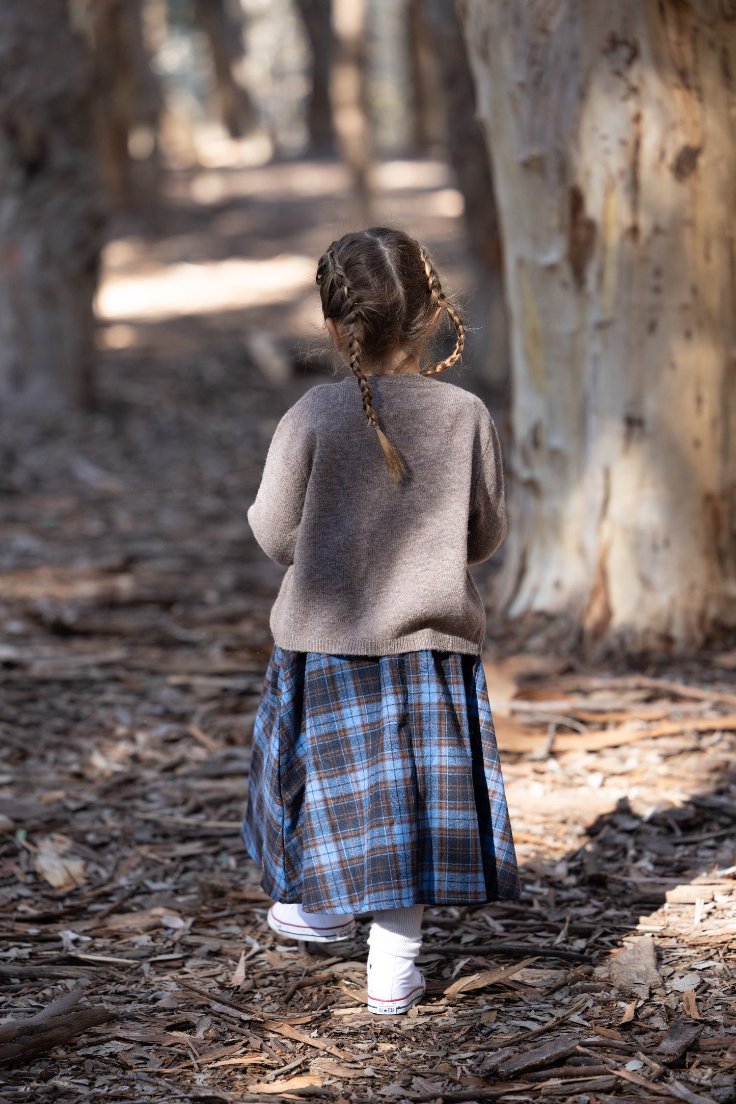 Wool knit cardigan