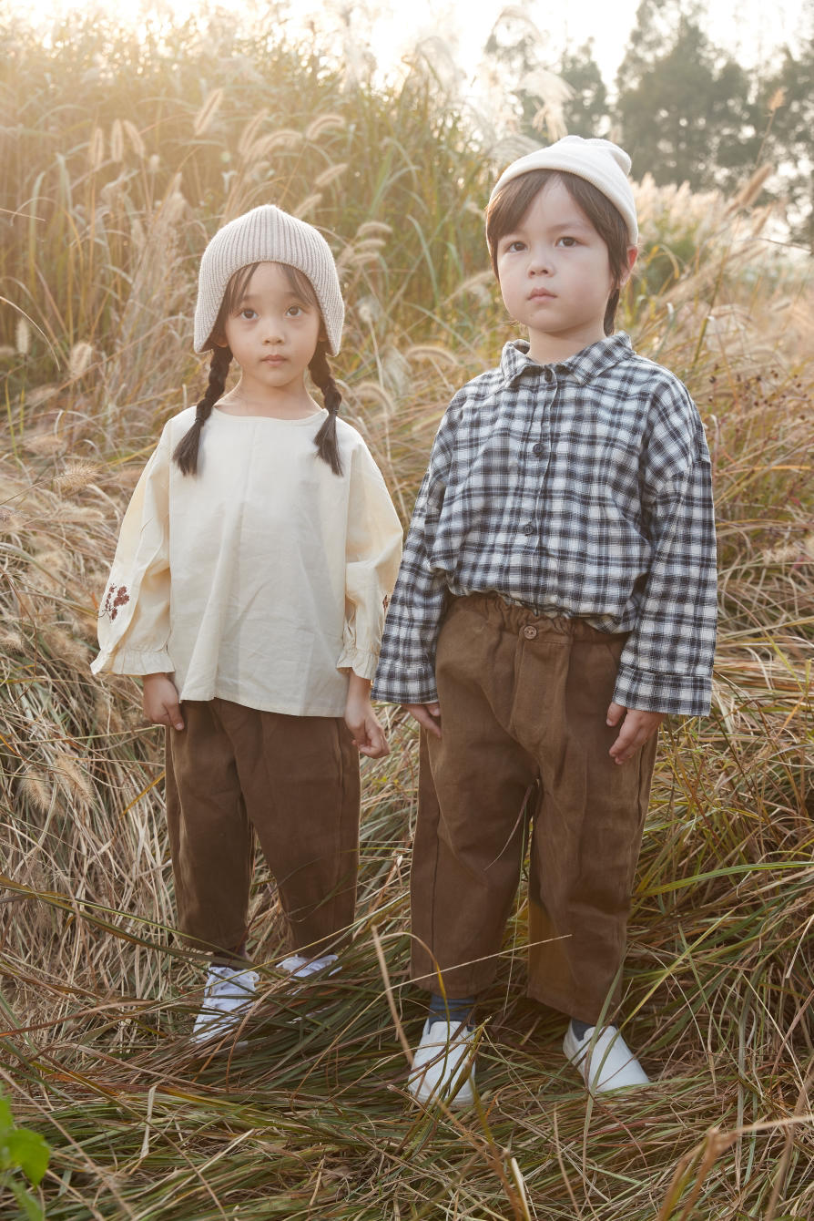 Vintage Style Cotton Pants