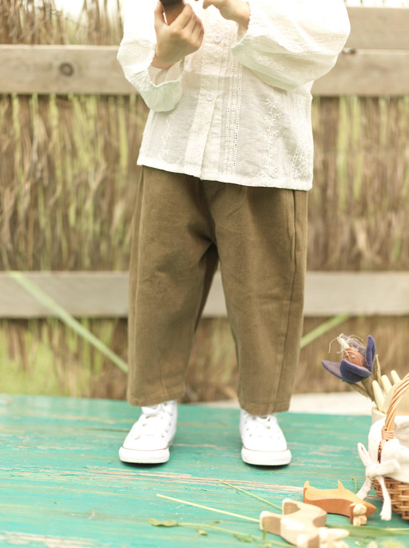 Vintage Style Cotton Pants