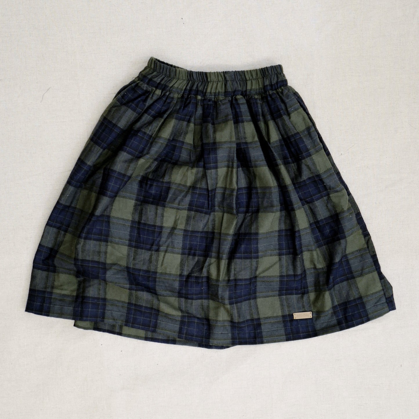 Forest Plaid Skirt