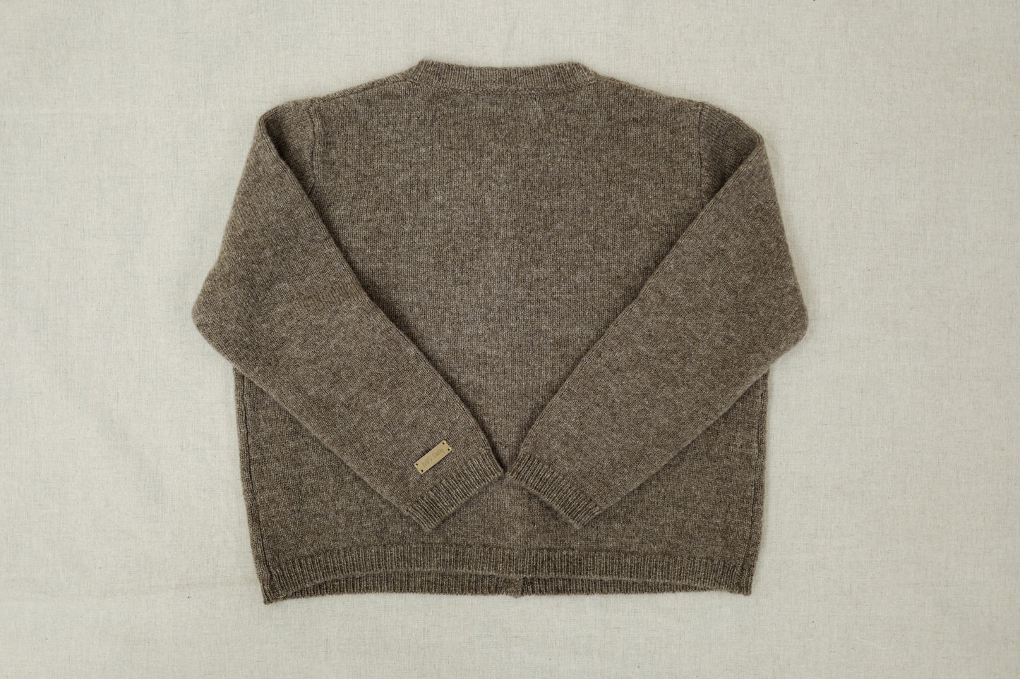 Wool knit cardigan